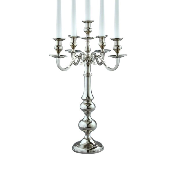 Heim Concept 24 H Stainless Steel Tabletop Candelabra Wayfair   24'' H Stainless Steel Tabletop Candelabra 